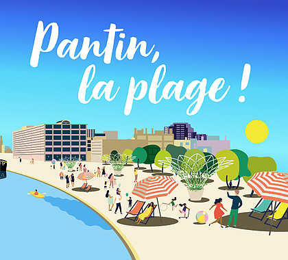 visuel représentant Pantin l'été en 2025