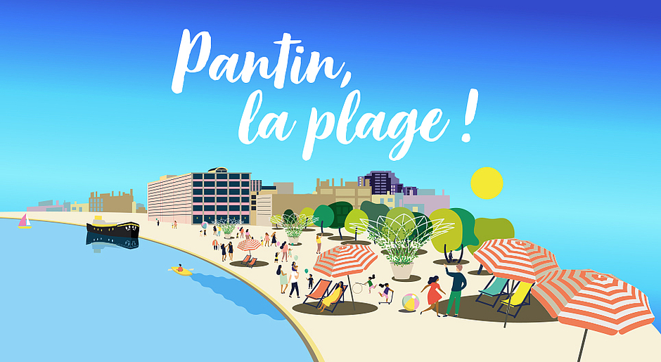 visuel représentant Pantin l'été en 2025