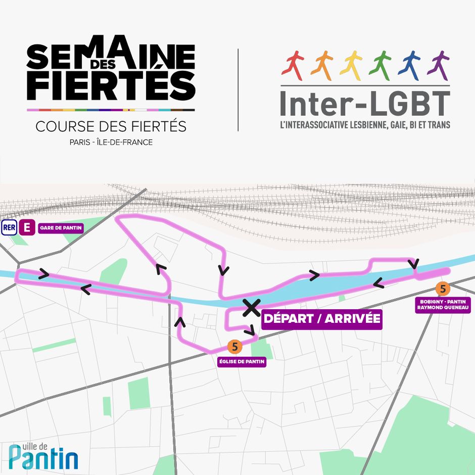 plan de la course des fiertés - Agrandir l'image (fenêtre modale)