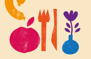 illustration pour le marché des producteurs 2025