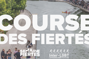 visuel représentant la course des fiertés 2025 à Pantin