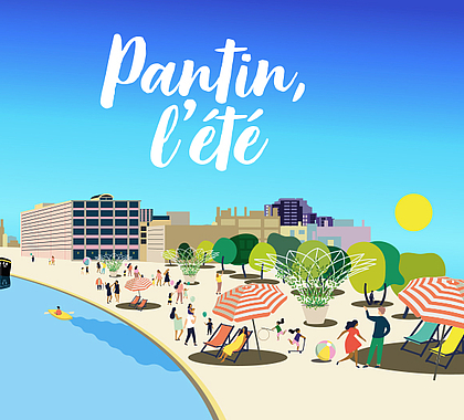 visuel représentant l'été à Pantin en 2025