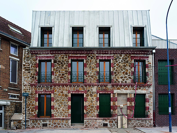 Photo représentant l'immeuble Green Sheds à Pantin