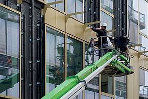 photo représentant les travaux de la future école Sophie Germain à Pantin