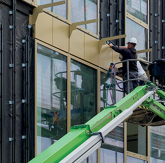 photo représentant les travaux de la future école Sophie Germain à Pantin