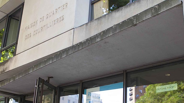 Façade de la maison de quartier Marie-Clémentine Bendo de Pantin